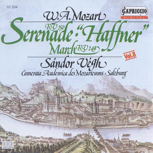 MOZART, W.A.: Serenade No. 7, "Haffner" / March in D major (Camerata Salzburg, Vegh)